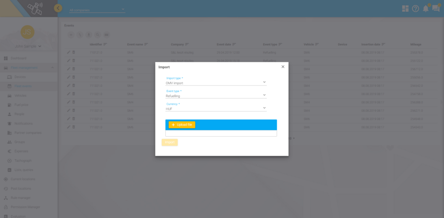 Event import Event import