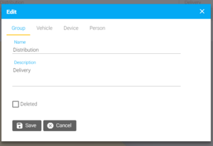 Modify group data Modify group data