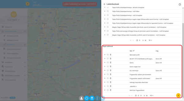Saját sablonok Saját sablonok
