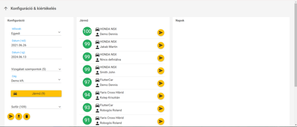 Konfiguráció&kiértékelés Konfiguráció&kiértékelés