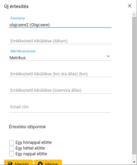 Új esemény Új esemény
