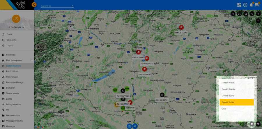 Map styles Map styles